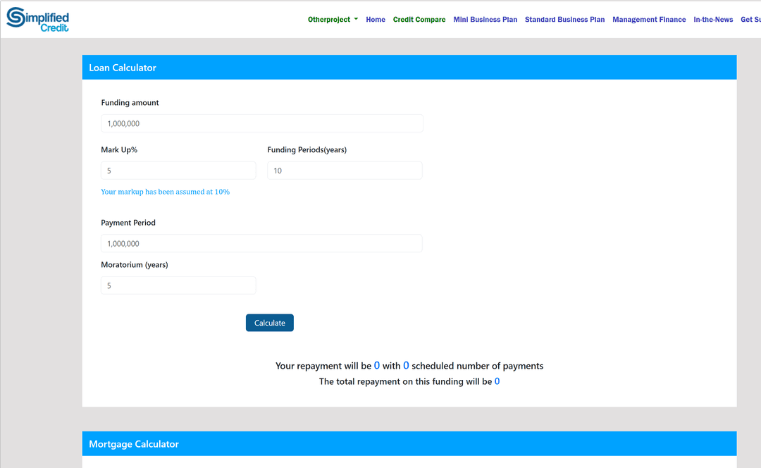 Simplified Screenshot